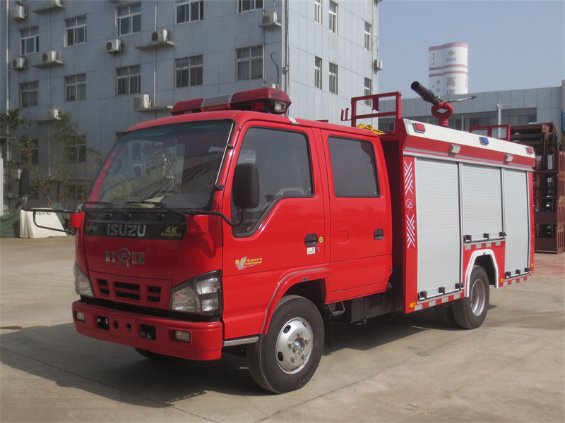 100P庆铃水罐消防车（2吨）图片